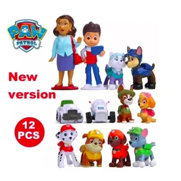 12 bitar Tecknad film Jordnötter Snoopy Charlie Sally Woodstock Mini Figur Modell Leksaker