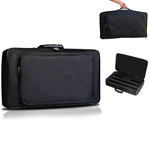 Hög kvalitet Bärbar Gitarr Effekter Pedal Board Gig Bag Soft Case Big Style DIY Guitar Pedalboard Förvaring Tillbehör