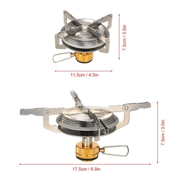 Utomhus camping gasspis Ultralight portabel spis brännare för vandring backpacking picknick matlagning spisar