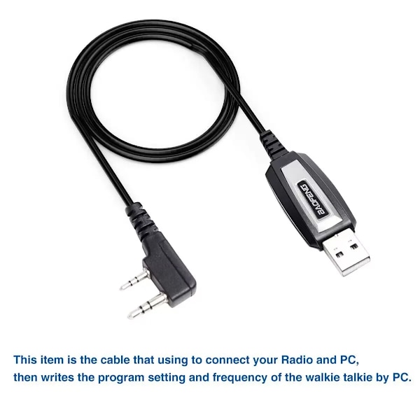 USB Programmering Kabel Med CD för Baofeng UV-5R 82 888S UV-S9PLUS UV-13 16 17 21 Pro Quansheng UV-K5 5R Plus Walkie  Talkie Radio