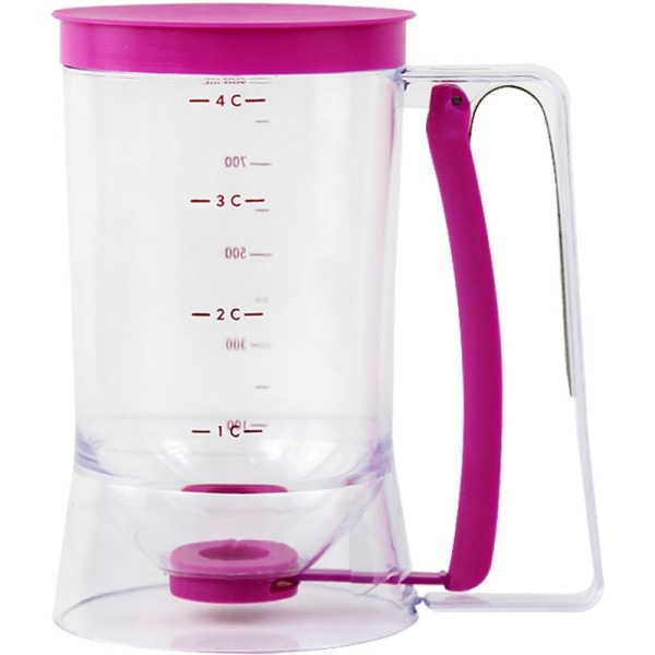 900 ml smet dispenser bakning mjöl pasta dispenser för pannkakor muffins