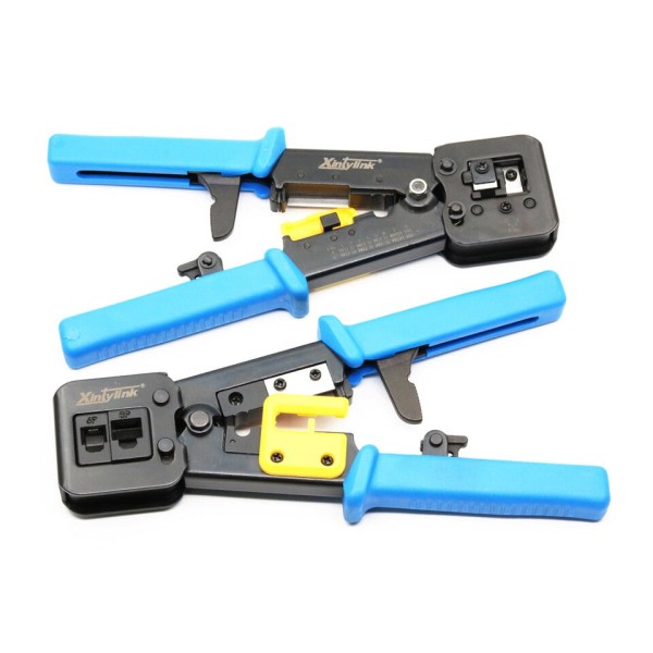 Crimper wire netværk værktøj tang rj12 cat5 cat6 rj kabel netværk stripper crimping klemme klemme