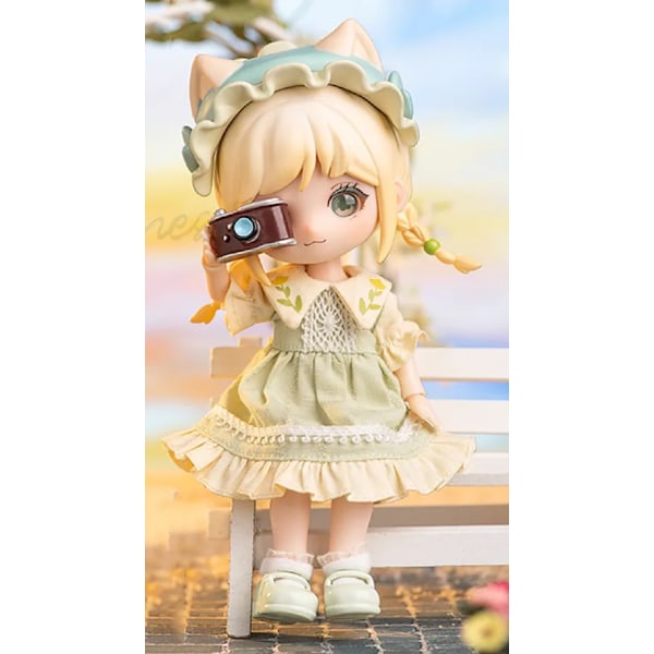 Sommar ön leksaker dockor action figurer överraskning mysterium box dockor tjejer gåva