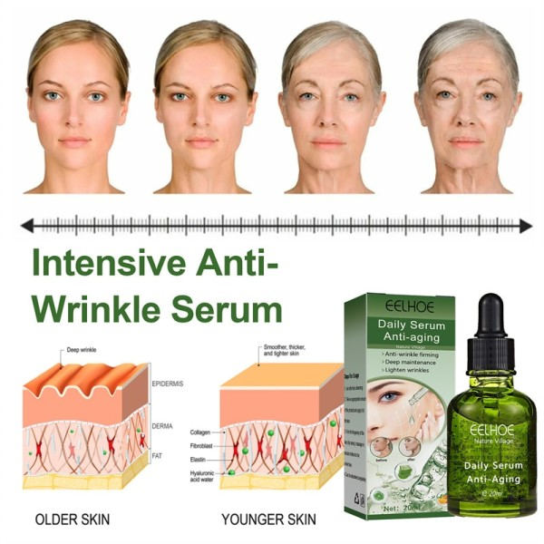 Øyeblikkelig rynke fjerner ansikt serum løfting oppstrammende fade fine linjer anti aldring essens