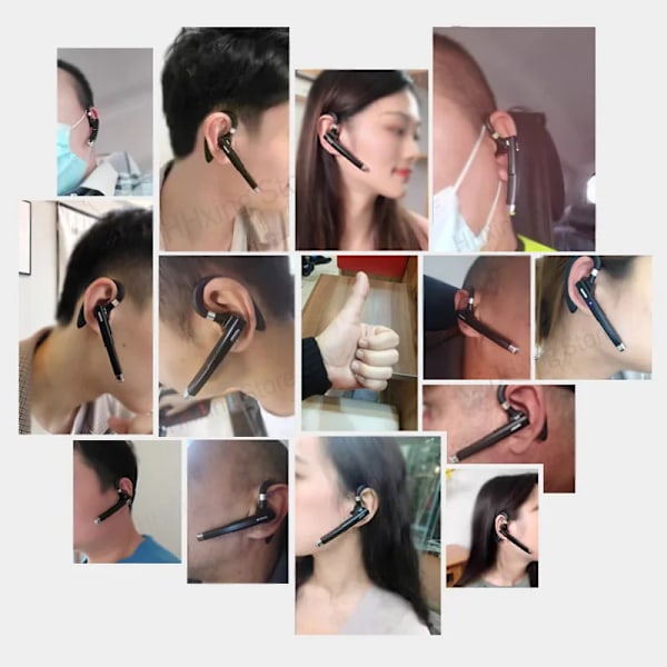 Trådlösa Hörlurar Med Mikrofon Bluetooth Headset