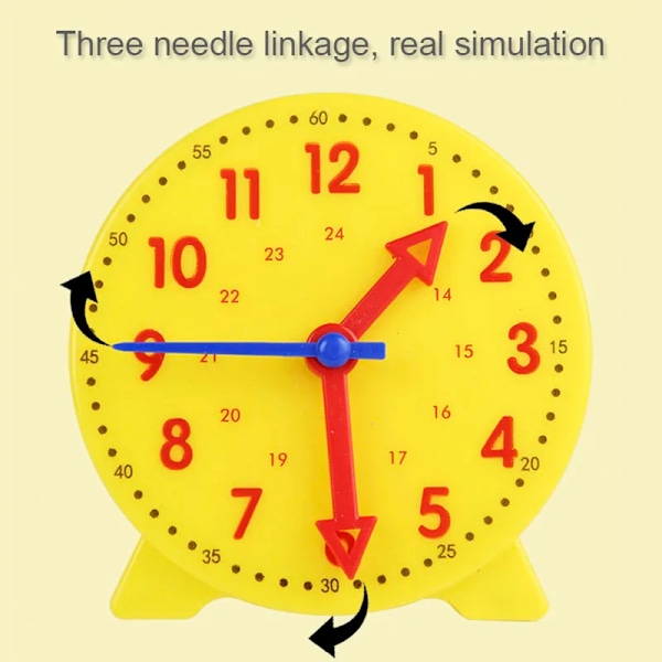 Time Minutt Sekund Kognisjon Matching Puslespill Leker