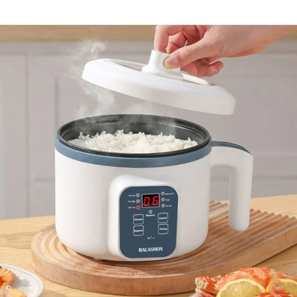 1,7L Elektrisk Riskoker Multi Cooker Non-Stick Smart Mekanisk MultiCooker
