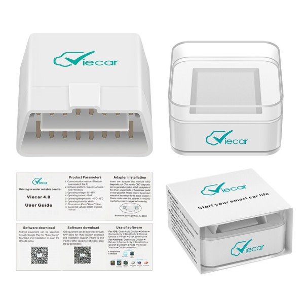 Bluetooth 4.0 OBD 2 OBD2 PIC18F25K80 ELM 327 V1 5 OBDII Bil Diagnostisk Skanner Auto verktøy Kode Leser
