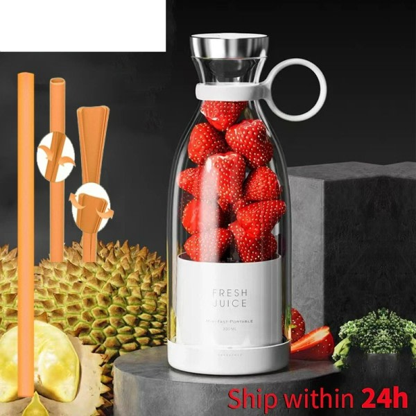 Elektrisk Juicer Mini Bærbar Blender Frukt Blandere Frukt Extraktorer Multifunksjon Juice Maker