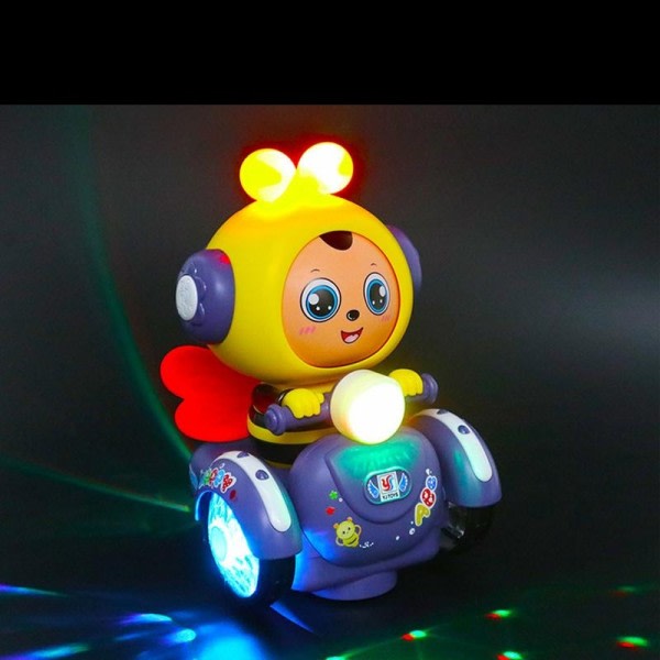 Baby musikal leke med LED lys ansiktsskiftende lys musikk leke ansiktsforandrende musikk leketøy