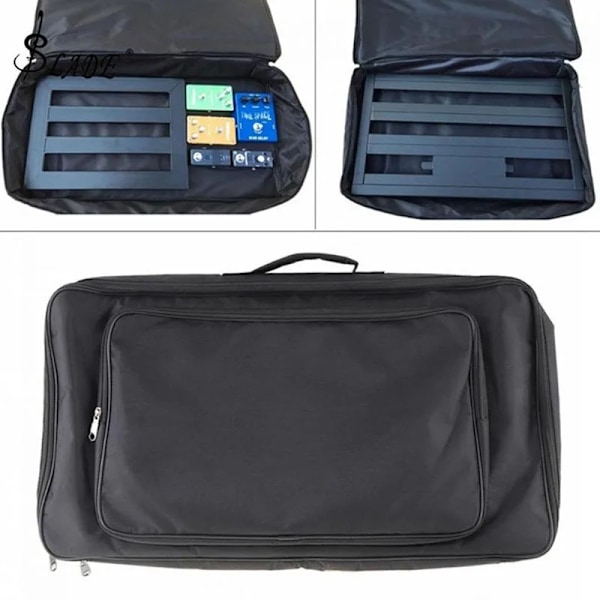 Hög kvalitet Bärbar Gitarr Effekter Pedal Board Gig Bag Soft Case Big Style DIY Guitar Pedalboard Förvaring Tillbehör