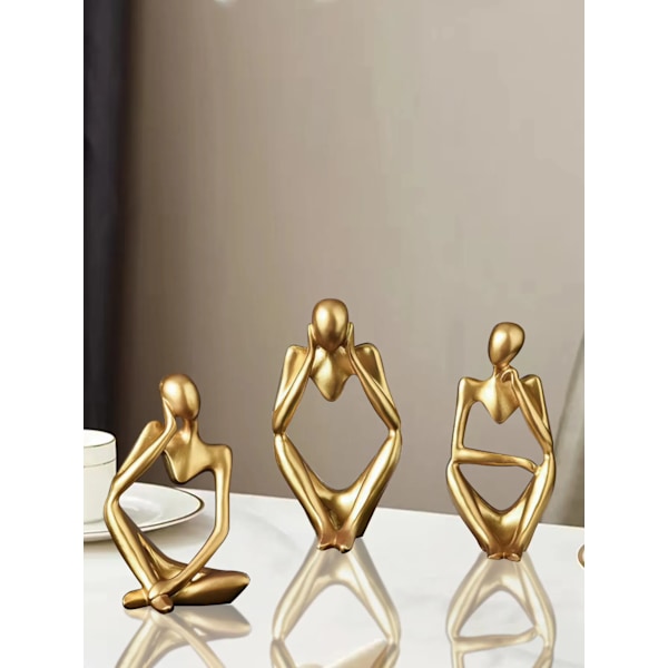 Nordisk Lätt Lyx Stil Abstrakt Figur Hem Dekoration Ornament Mini Format Hantverk