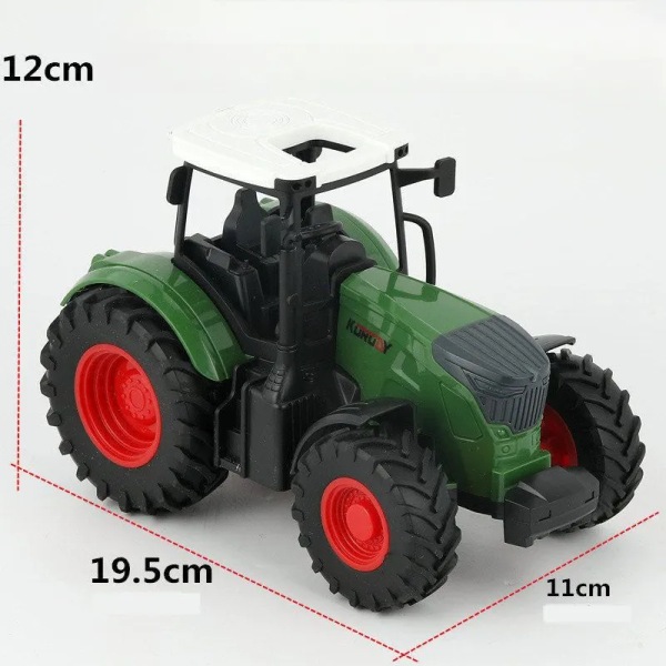 Traktori lelu auto malli perävaunu ja varusteet simulaatio lapset's viljelijä auto