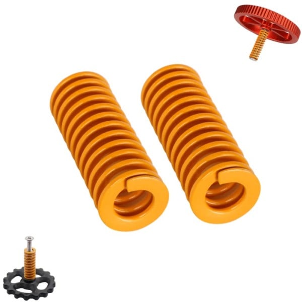 Keltainen tasoitus jousi 3D tulostin osat 10*25MM lämpöpatja tasoitus CR10 reprap Enderille