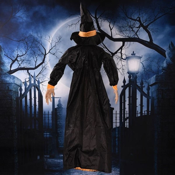 Halloween Noita Aave Sisustus Kauhu riipus Hehkuva pilkku Rekvisiitta Sähkö lelut