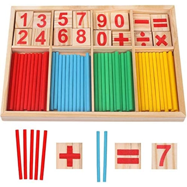 Montessori Multiplikation Addition Bræt Spil Børn Læring Uddannelseslegetøj Matematik Tælle Bræt Spil legetøj