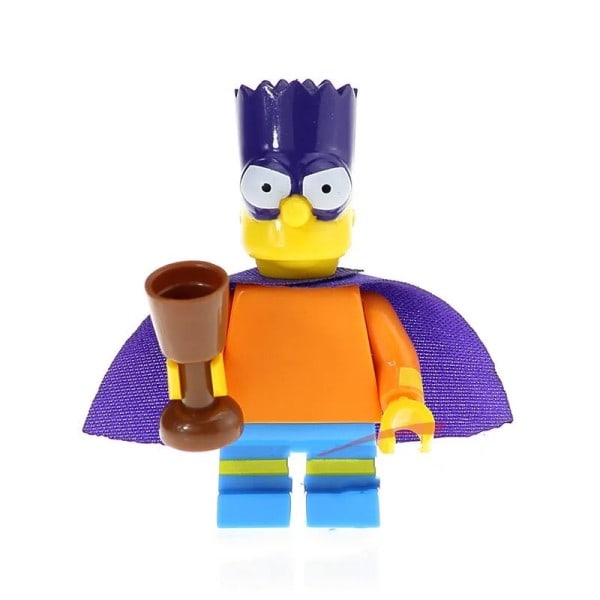Tegneserie The Simpsons Anime Mini Action Figurer DIY Assembly Building Blocks Educational Modell Leker