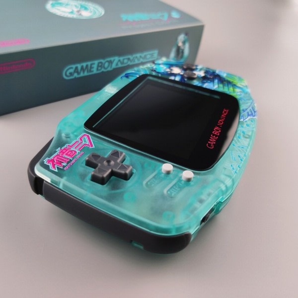 Advance Anime Figures Hatsunes Mikus Handheld Game Console Highlight Färg Display SP Leksaker