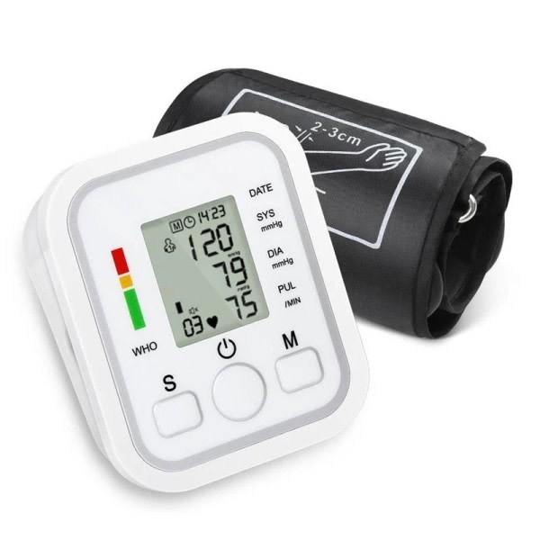 Stemme Digital Arm Blod trykk måler automatisk trykk tonometer
