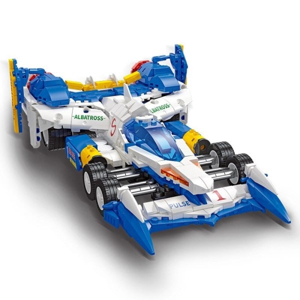 Jiestar Moc Aoi Zard Formula  High-tech One NP-1 F1 Super Speed Racing Car