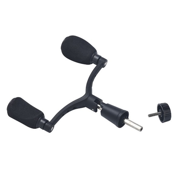 Aluminium legering fiskeri hjul dobbelt håndtag greb vippe arm snurrende hjul styr