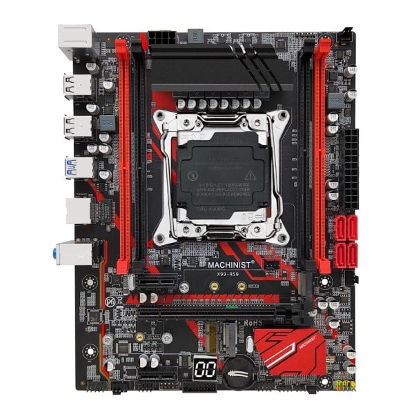 X99 Moderkort LGA 2011-3 Set Kit Med Intel Xeon E5 2640 V3 CPU 16GB(2*8G) DDR4 ECC RAM
