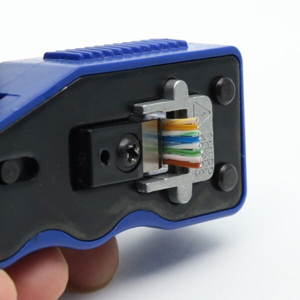 Rj45 crimper nettverk verktøy tang cat5 cat6 8p rg rj 45 ethernet kabel stripper pressing wire klemme