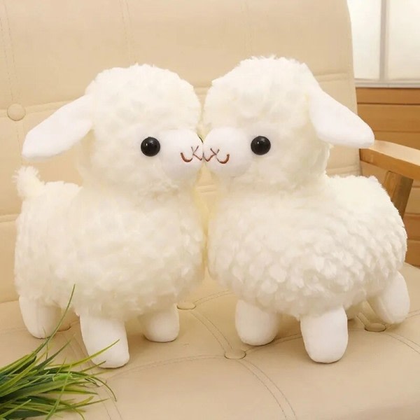 Pehmo lelu valkoinen lammas lammas söpö Kawaii eläin nuket tyttö täytetty  pehmeä nukke tyyny sohva tyyny 012d | Fyndiq
