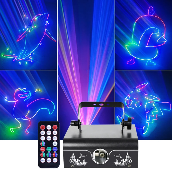 Animaatio Laser Projektori Väri Sisätila Disco Juhla Valot Beam Dmx Ohjain Ulkona lava Valot joulu festivaali häät