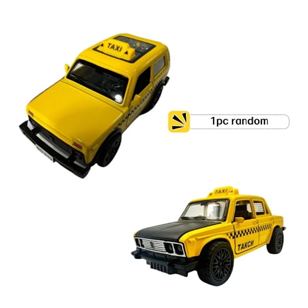 Taksi malli metalli takaisinveto simulaatio 12,5*5,2cm lelu auto tavaratilalla