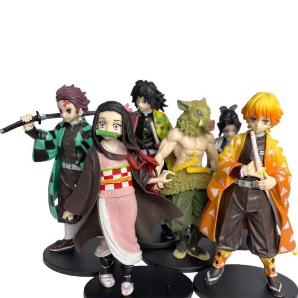 Demon Slayer Kimetsu no Yaiba Nezuko Kyoujurou Tanjirou Inosuke Shinobu Zenitsu Action Kuva