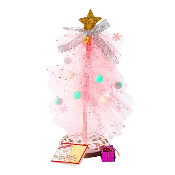 Rutnät Glödande Jul Träd diy Material Pack  Barn's presenter leksak Navidad Familjen juldekorationer