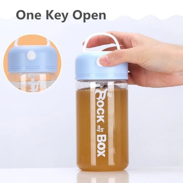 380ML Elektrisk Protein Shaker Flaska Dam Automatisk Själv Omrörning Kaffe Kopp Rese Mugg Mixning