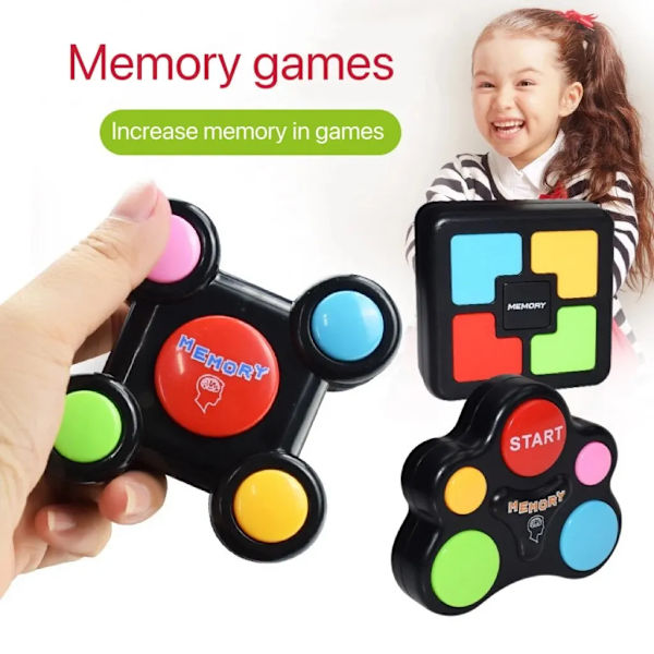 1 bitar Minne Träning Spel Maskin Utveckling Brainstorming Kreativa leksaker Interaktiva Röjning Knapp leksaker