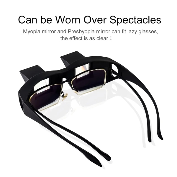 Lazy silmälasit Lazy luku lasit prismaattinen periskooppi vaaka lasit makuu makuu sänky luku katselu HD lukijat lasit