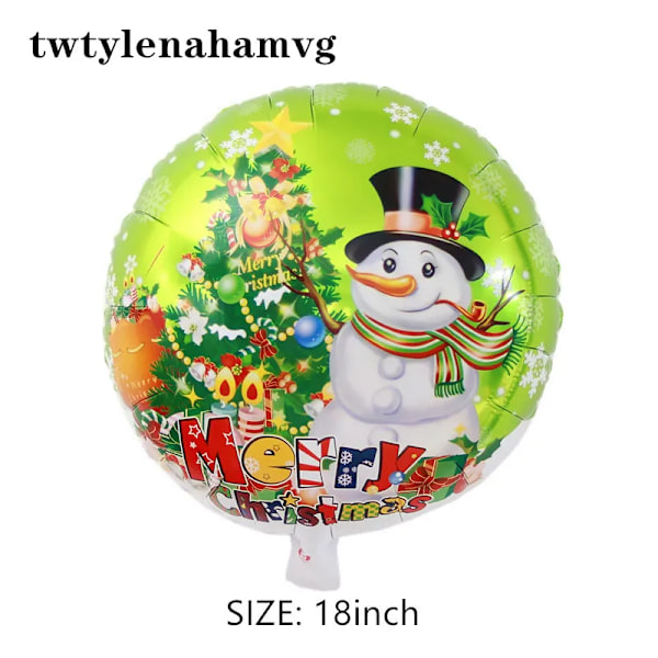 Fest jul vin flasker pynt snemand fest folie ballon julemand slik rød kasse