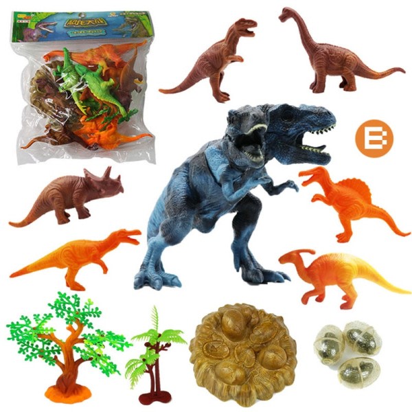 Tyrannosaurus kaksipäinen lohikäärme varastaja lapsi pulma lelu yhdistelmä puku