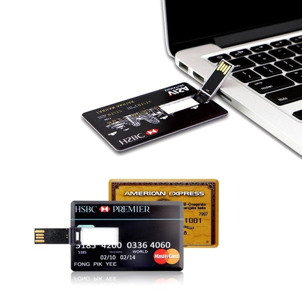 USB Flash asema nopea pankki luotto kortti kynä asema 64GB muisti usb tikku
