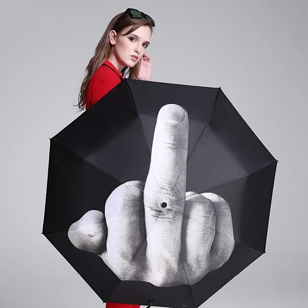 Regn mellemfinger paraply kvinder paraply
