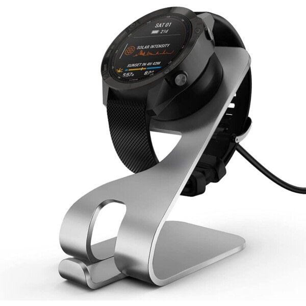 Metal Oplader Dock til Garmin Fenix 7 Vivoactive 3 4 4S Opladning kabel Stativ ledning