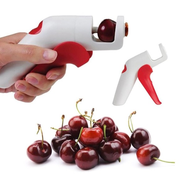 Novelty Cherry Pitter Fjerner Maskin Ny Fruit Atom Corer Kjøkken Verktøy