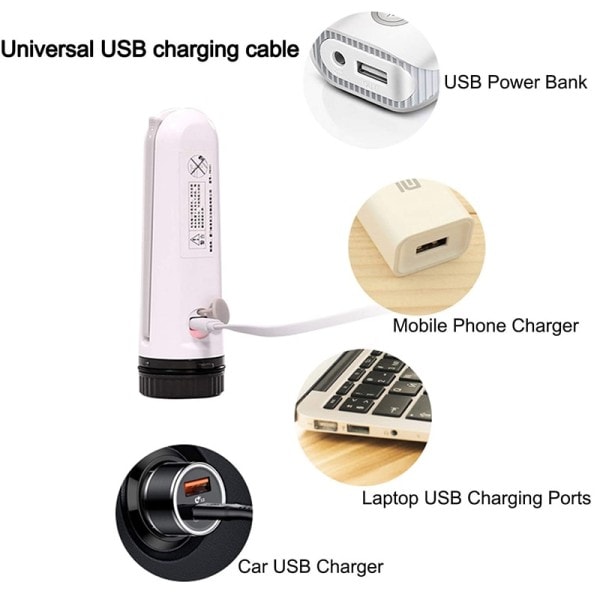 Hibbent Portable Bidet Handy Toalett Elektrisk Bidet Toalett med USB kabel