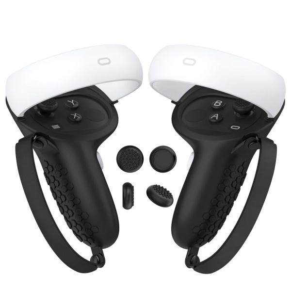 VR Tilbehør Beskyttende deksel For Oculus Quest 2 VR Touch Controller Silicon Deksel Skin Håndtak Grip Med knoke