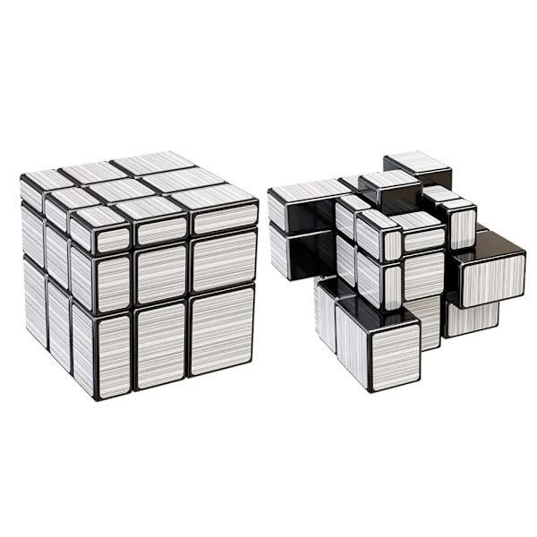 Mirror Magic Cube 2x2 3x3 Golden Silver Magic Cubo Profession Puzzle Hög Kvalitet Barn's Leksaker