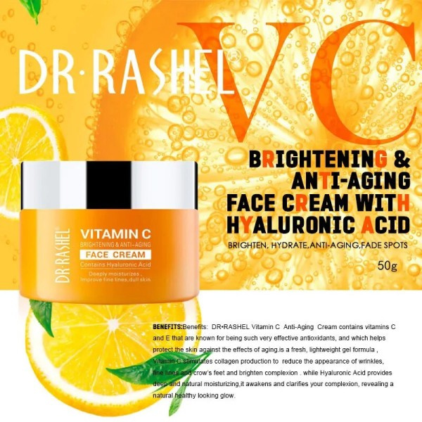 Vitamin C Ansikte kräm förbättra fina linjer tråkig hud blekning fuktgivande anti åldrande serum
