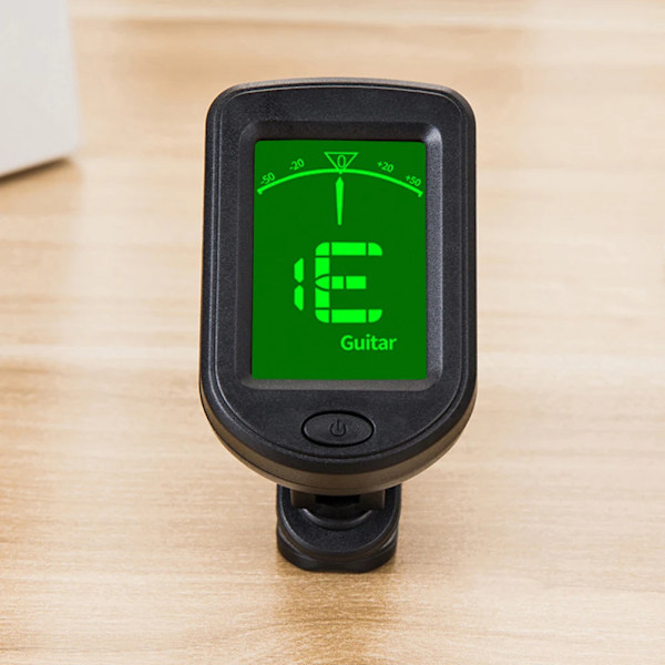 Elektroninen kiinnitettävä digitaalinen kitara viritin 360 aste pyörittävä LCD näyttö