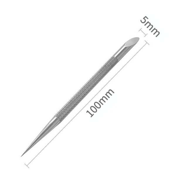 1 PC Double ended Rostfritt Stål Nagelband Pusher Nagel Manikyr Remover