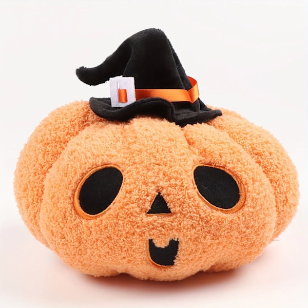 Halloween Gresskar Plysj Leketøy Mykt Fylt Gresskar Plushie Dukke for Barn Gaver Halloween Dekor