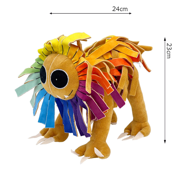 Fantastisk digital cirkus Plysch Färgglad Lejon Monster Big Lion PlushToy