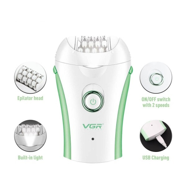 Kvinner Epilator Elektrisk Hunn Ansikt Hårfjerning Dame Barbermaskin Bikini Trimmer